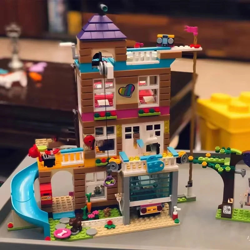 2025 Girls Building Tree House Building Blocks Toys Villa Castle Building Blocks Classic Friends Girl Toy For Kids Birthday Gift