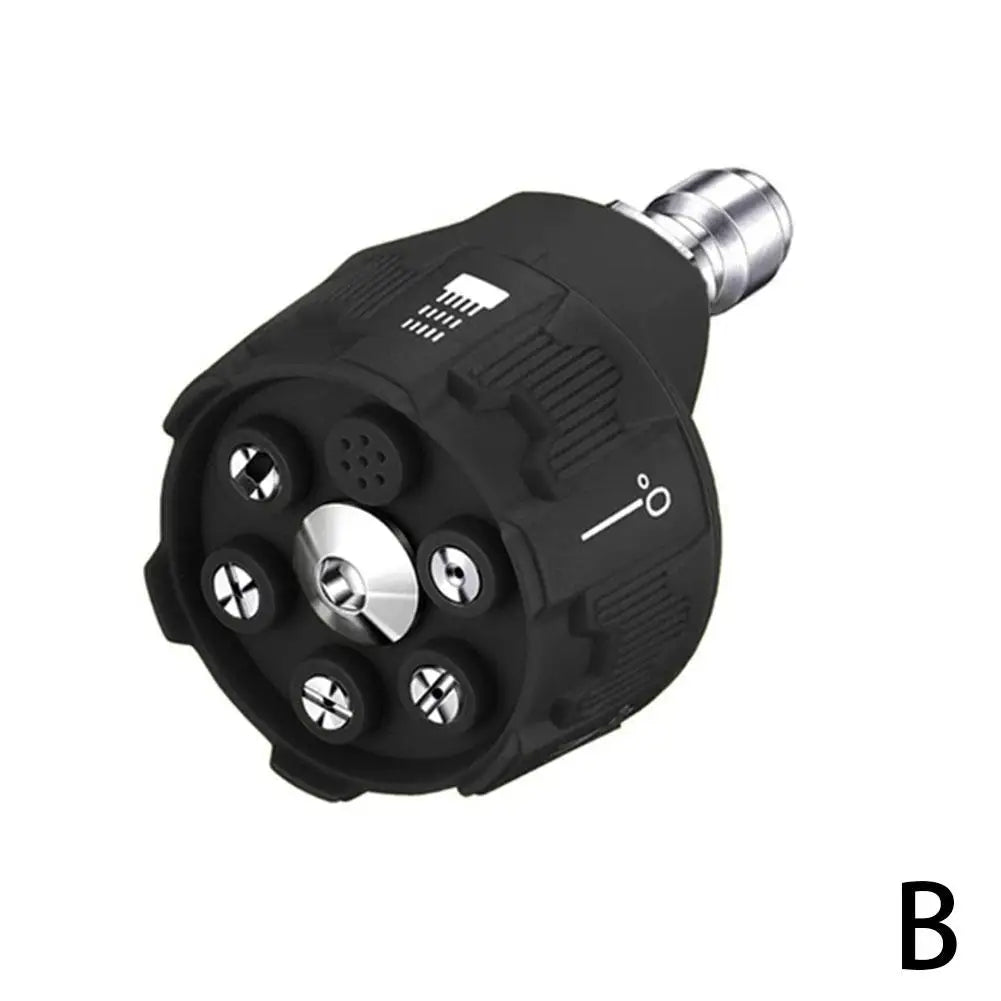 Pressure Washer Nozzle 6in1 Universal 4000Psi High Pressure Washer Spray Nozzle Garden Cleaning Pressure Jet Connect Spray Head