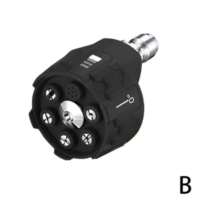 Pressure Washer Nozzle 6in1 Universal 4000Psi High Pressure Washer Spray Nozzle Garden Cleaning Pressure Jet Connect Spray Head