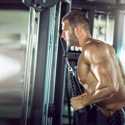 Cable Machine Attachments Tricep Rope Gym Lat Pull Down Rope Pully Gym Fitness Equipment Weight Lifting Workout Accessories