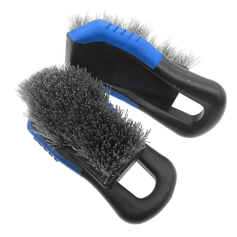1 Pcs Car Carpet Tire Brush and Upholstery Cleaner Carpet Brush Scrubber for Car Interior Seat Fabric Cleaner for Stains Hair