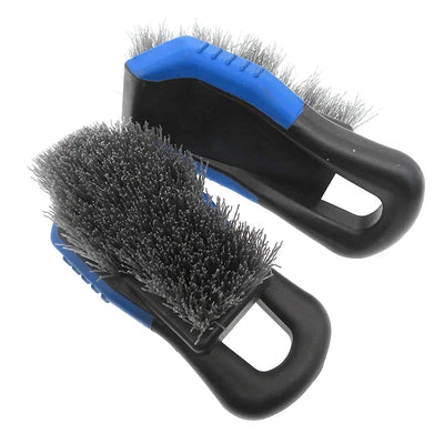 1 Pcs Car Carpet Tire Brush and Upholstery Cleaner Carpet Brush Scrubber for Car Interior Seat Fabric Cleaner for Stains Hair