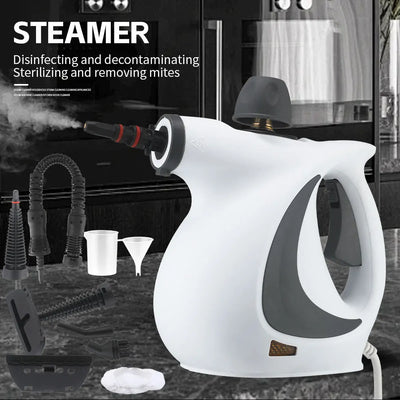 High-Pressure Steam Cleaner for Kitchen & Air Conditioner | 1050W Oil & Grease Removal, Disinfection, Home Use
