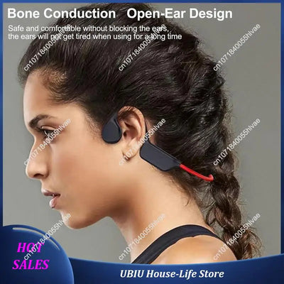 Bluetooth Wireless Open-Ear Bone Conduction Headphones Sports Headset Swimming Earphones Built-In Mic For Workout-Best Selling