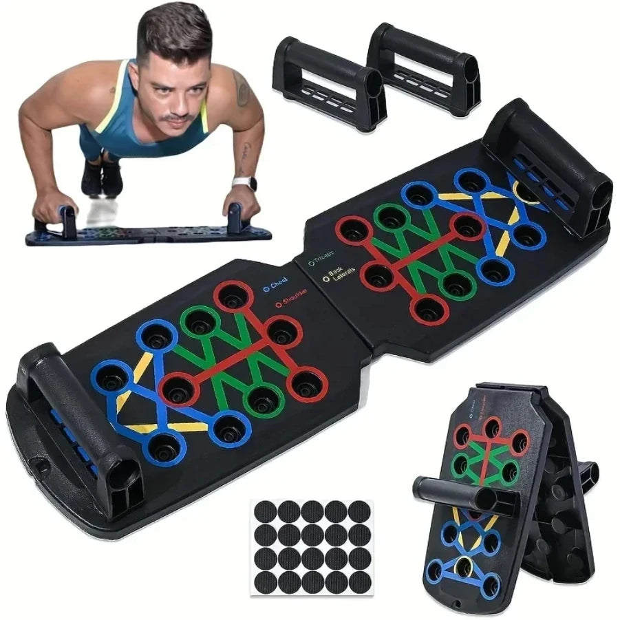 Push Up Board - Color-Coded Fitness System for Perfect Form