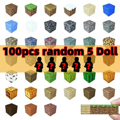 2025 Magnetic Building Blocks Mine World Magnet Cube Set for Boy Girl Kid Age 3+ DIY Model Children Stem STEM Sensory Toy Gift