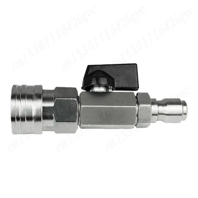 High Pressure Washer Ball Valve Kit with 3/8 Or 1/4 Inch Quick Connect Plug Power Washer Hose Control 4500 PSI Water Flow Switch