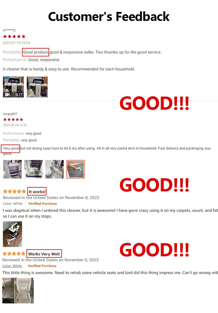 2024 BOL Hot Sale OEM 450W    Handhold Portable  Powerful Suction Carpet Cleaner for Carpet and Sofa Fabric Stain