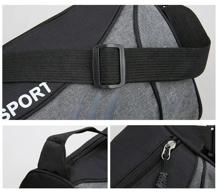 Women's & Men's Gym Bag Unisex Outdoor Crossbody Shoulder Backpack Personalized Duffel Overnight Travel Yoga Sports Bag