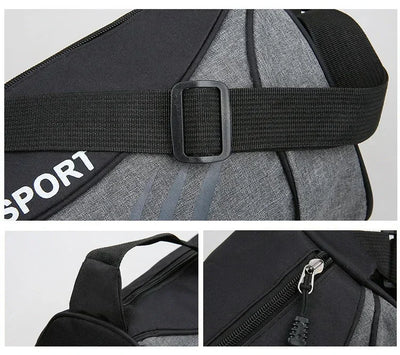 Women's & Men's Gym Bag Unisex Outdoor Crossbody Shoulder Backpack Personalized Duffel Overnight Travel Yoga Sports Bag