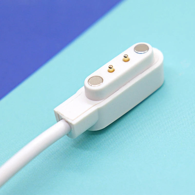 Smart Watch Charging Cable 2 Pin 4 Pins USB Charger Cord 0.5m Universal for Smartwatch 7.62mm 2.84mm 4mm Magnetic Charger