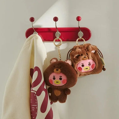 2025 New Bt21Ed Kawaii Plush Cosplaycosp Plush Toy Doll Keychain Cute Cartoon COOKY SHOOKY MANG Plush Pendant Bag Accessories
