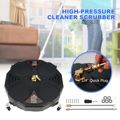 Pressure Washer 1/4 Quick Connector Powerful Pressure Washer 2500PSI Stainless Steel with Extension Wand Replacement Nozzles