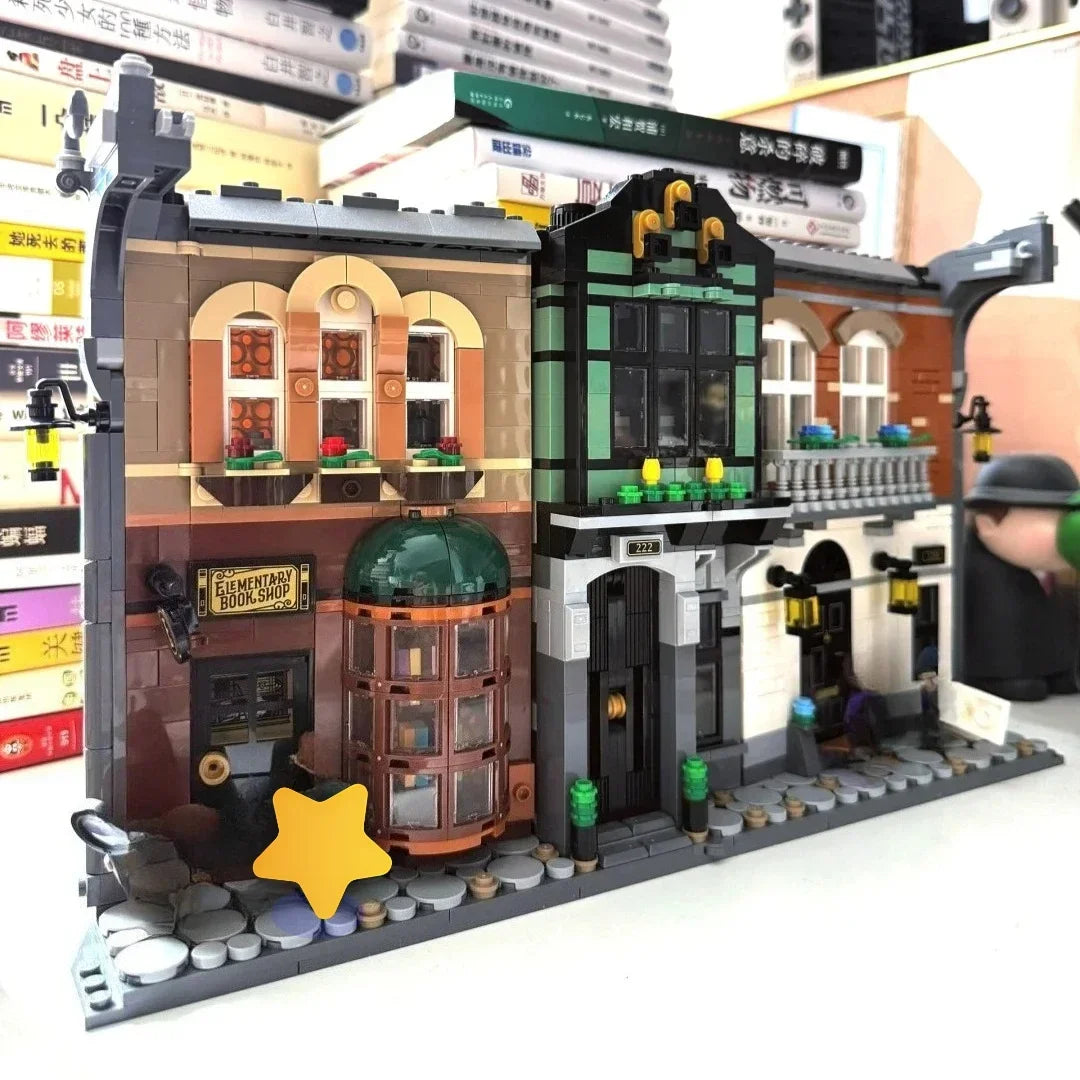 NEW 2025 Creative Book Stand Building Blocks Set Bricks Model Desktop Decor for Kids Toys Puzzle Toy Nostalgia Holiday Gifts