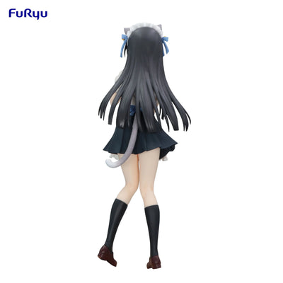 Original Furyu K-On Anime Toy Trio Try It Collector'S Doll Akiyama Mio Figurine Model Ornament Toy Gift