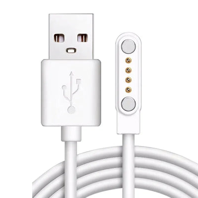 Smart Watch Charging Cable 2 Pin 4 Pins USB Charger Cord 0.5m Universal for Smartwatch 7.62mm 2.84mm 4mm Magnetic Charger