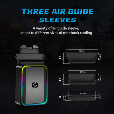 New Design Notebook Cooling Radiator Quiet Super Vacuum Fan Air-cooled for All Size Laptops Cooling Laptop Cooler Pad Adjustable