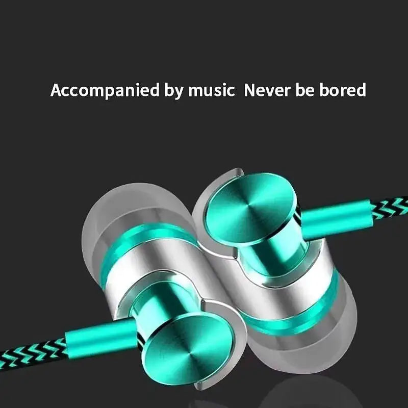 3.5mm Wired In-Ear Headphones with Ergonomic Design,