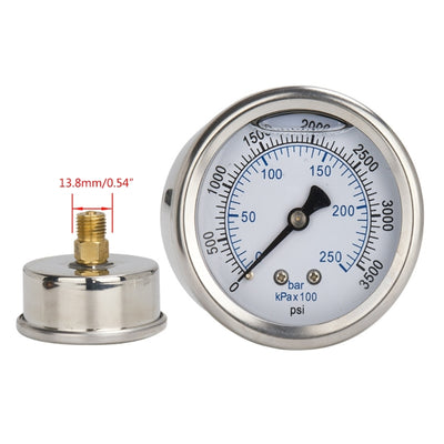 High Stability Pressure Washer Gauges 3500psi Quick Connect Pressure Gauges with N14x1.5 Thread used for Power Washer M4YD