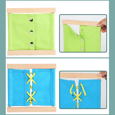 Toddlers Montessori Toy for Baby Fine Motor Life Skill Training Interactive Learning Activity Education Gift H055