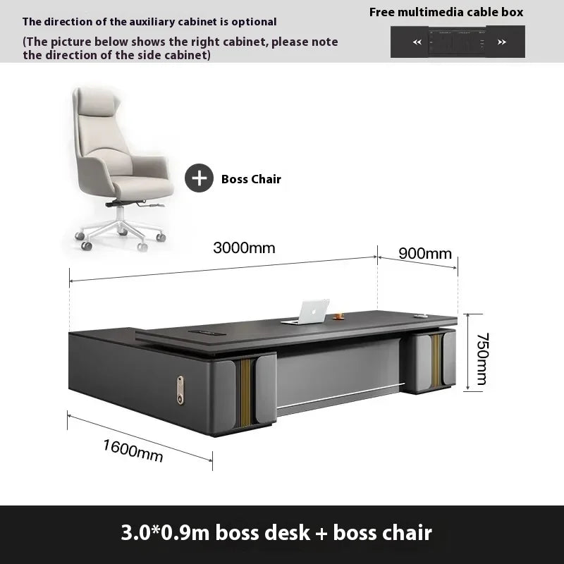 Bedroom Luxury Modern Boss Office Desk