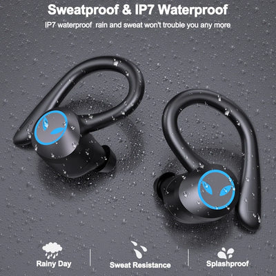 Q25 Wireless Headphone Sport Bluetooth 5.1 Headphones HiFi 9D Bass Stereo Earphone Headset with Microphone for iPhone Workout
