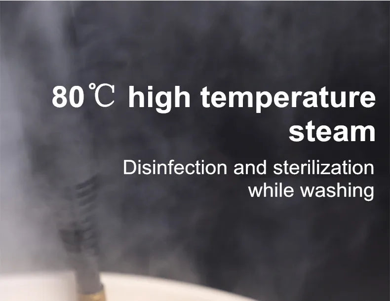 2600W Steam Cleaner for Home Steamer, Steam High Pressure Cleaner, Air Conditioner Cleaning Machine with Brush Head for Kitchen