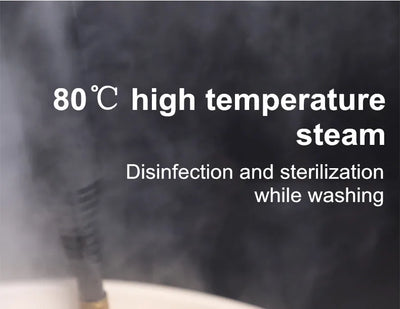 2600W Steam Cleaner for Home Steamer, Steam High Pressure Cleaner, Air Conditioner Cleaning Machine with Brush Head for Kitchen