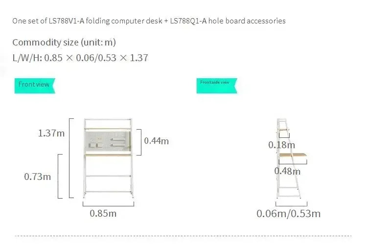 Standing Folding Office Desk Writing Storage European Shelf Computer Desks Small Setup Escritorios De Ordenador Modern Furniture