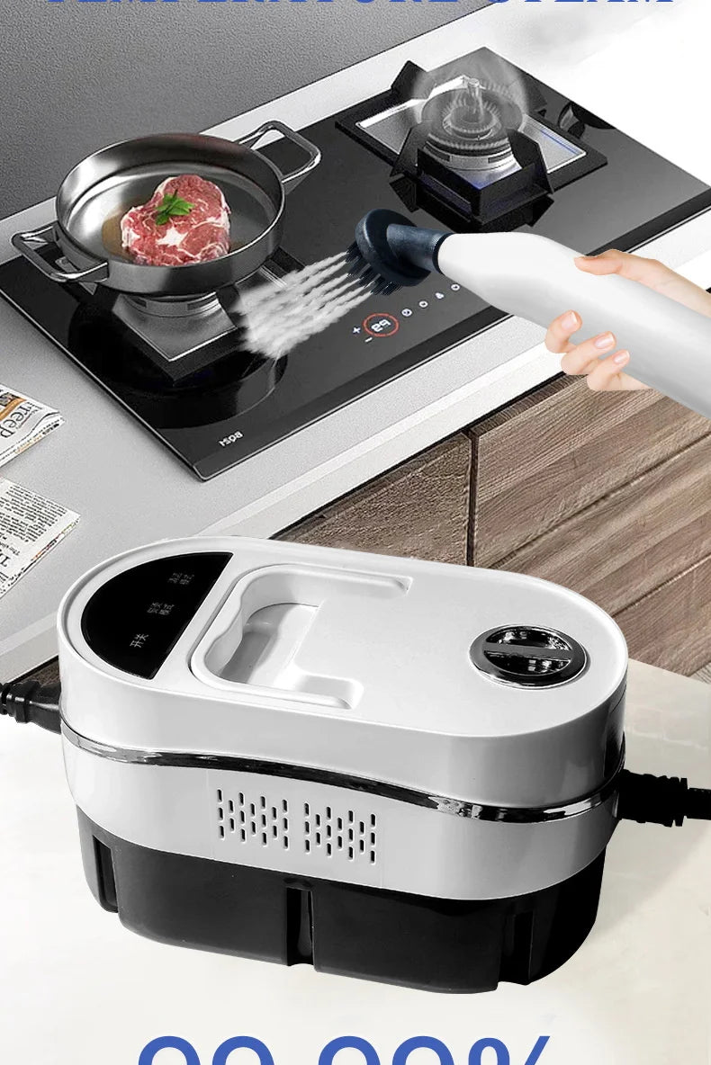 Steam Cleaner High Temperature Household Sterilization for Air Conditioner,Sofa,Kitchen Hood Car Handheld Steam Cleaner EU Plug