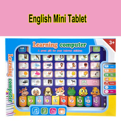 Learning Machine Tablet Interactive Play Pad Kids Language Learning Toy Laptop Pad Learning Educational Toys for Children Gift