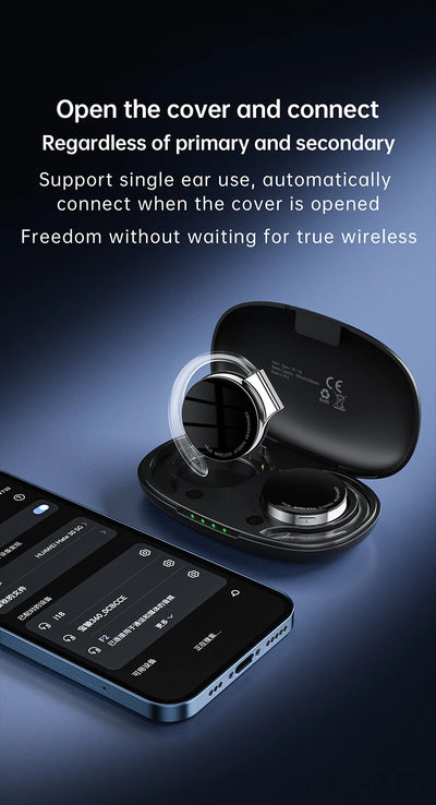 Open Ear Headphones TWS Noise Cancelling Headphones Bluetooth Earpiece Bluetooth Headset Runnning Headphones Workout Headphones
