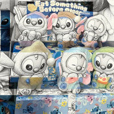 Hot 2025 Eat Something Before Sleep Series Vinyl Blind Box Bag plush Pendant Cute Doll Mystery Box Toy Surprise  Birthday Gift