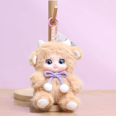 2025 Top ToyInternet famous little doll pendant, cute plush toy doll, cartoon bag decoration, keychain doll