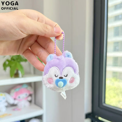 2025 Anime New BT21 Plush Toy Fashion Cartoon Korean Popular Plush Toy Pendant Backpack Keychain Pendant Accessories Girl Gifts