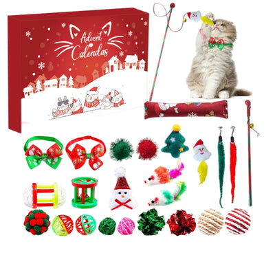 2025 Popular Creative Pet Toys to Amuse Cats Self Entertainment Cat Toys Fun Pet Toy Supplies Assorted Cat Christmas Toys Gift