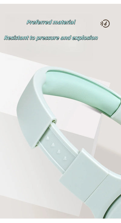 Fashionable Bluetooth wireless headphones, over-ear, deep bass, sports stereo, high fidelity, long battery life, universal