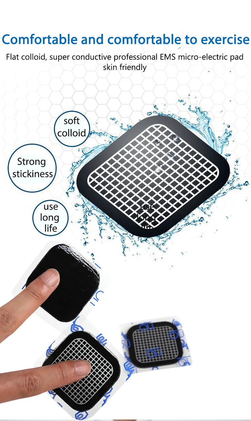 Hydrogel Fitness Pads - Replacement Gel Stickers for Ab Trainers