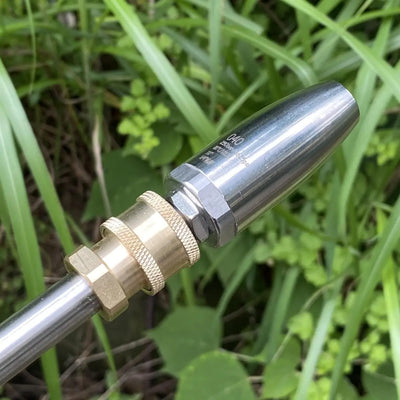 Turbo Nozzle for Pressure Washer Rotating for Hot and Cold Water With 1/4 Quick Connect Stainless Steel 3625 PSI