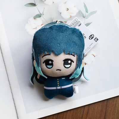 New 10cm Anime Demon Slayer Tomioka Giyu Kamado Tanjirou Kamado Nezuko Agatsuma Zenitsu Shinazugawa Genya Plush Toy Doll Gift