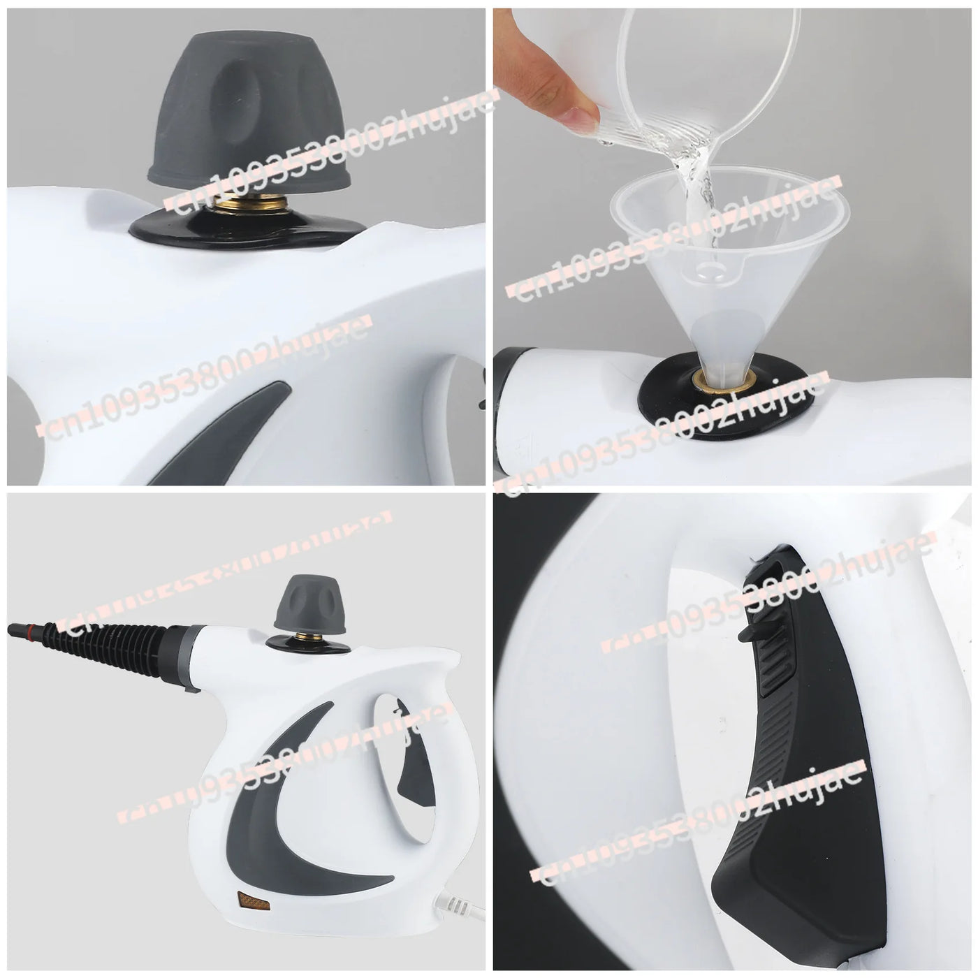 High-Pressure Steam Cleaner for Kitchen & Air Conditioner | 1050W Oil & Grease Removal, Disinfection, Home Use