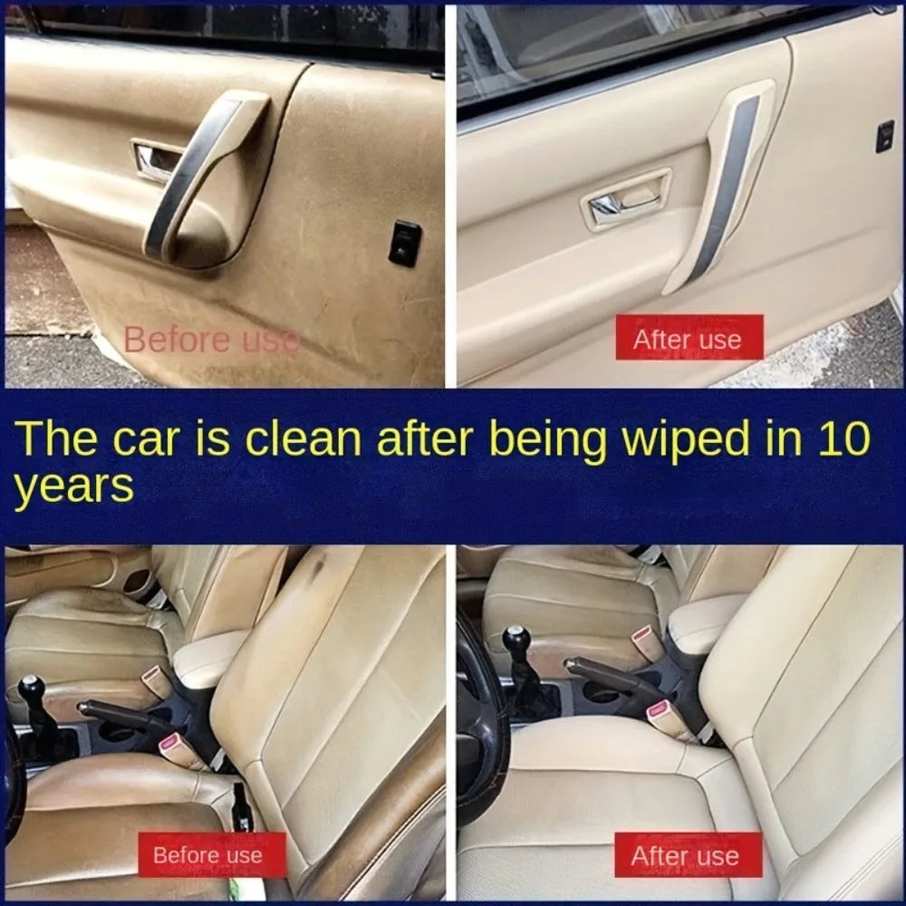 Car Cleaner Interior Spray Stain Dirt Removal for Car Seats and Surfaces for Seats Headliners Leather Fabric and Headliners