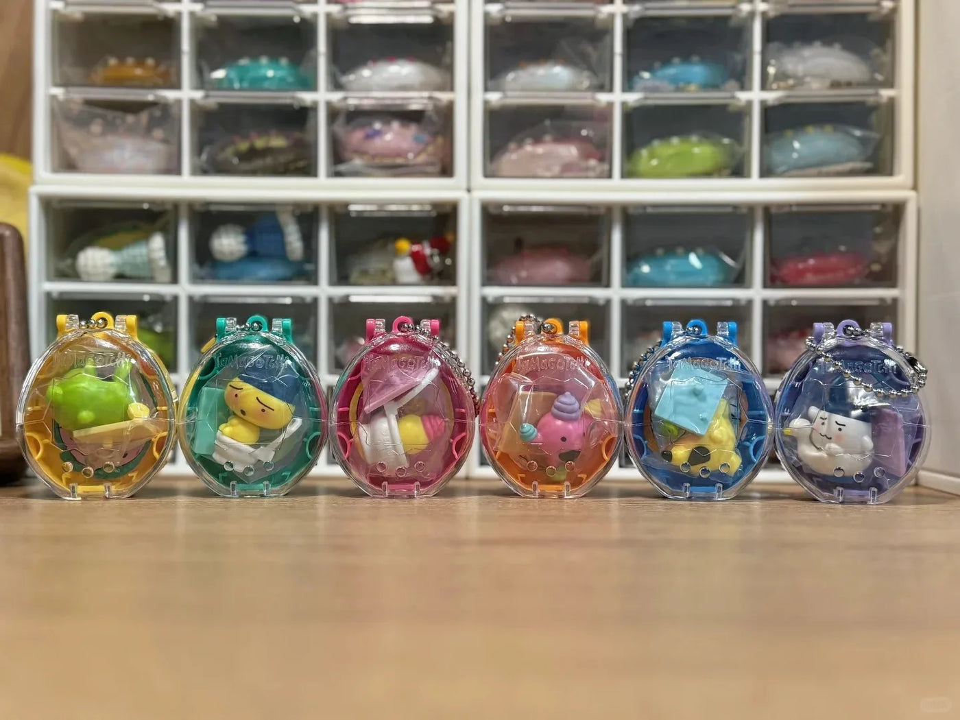 Bandai Tamagotchi Spare Time Series2  Pooptime Pendant  Bean Mr.Koigari Doll Box Toy Collectible Anime Game Figurine