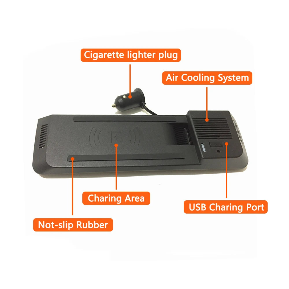 wireless charging pad for Audi A4 B8 B9 A4 Allroad A5 S5 RS5 Q5 SQ5 Fast phone charger mobile holder usb Center console