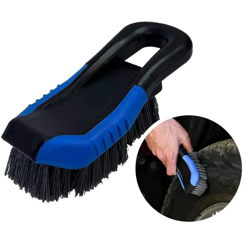 1 Pcs Car Carpet Tire Brush and Upholstery Cleaner Carpet Brush Scrubber for Car Interior Seat Fabric Cleaner for Stains Hair