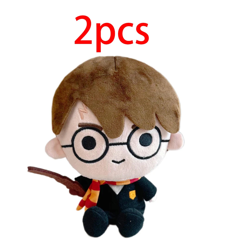 NEW 2025 20cm Harried Plush Toy Scarf Ron Movie TV Stuffed Toys Doll Character Plush Doll PP Cute Birthday Gift Doll