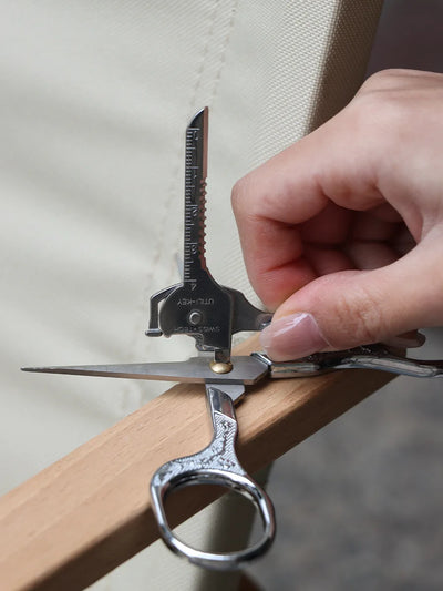 Outdoor multifunctional keychain multifunctional tool 6-in-1 folding mini knife hardware tool creativity