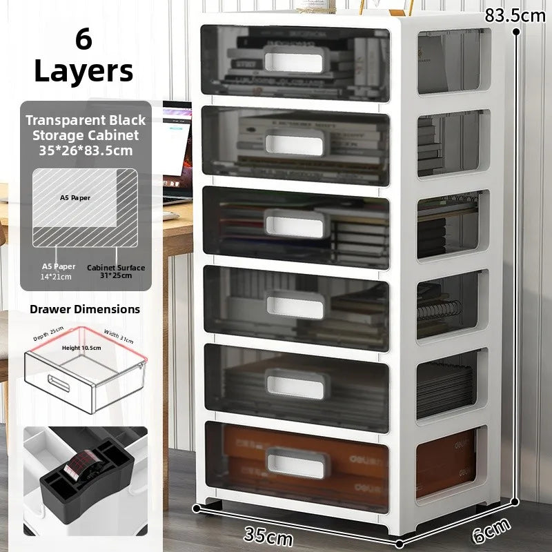 Desktop Organizer Box Ders Office Workstation File Cabinet