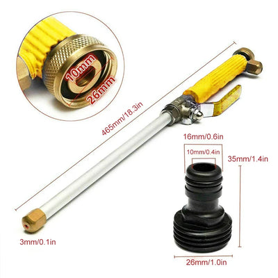 2000PSI Multi-Purpose Pressure Washer: Portable Car/Garden Spray Gun with 5 Nozzles & 16ft Hose (Household Use)