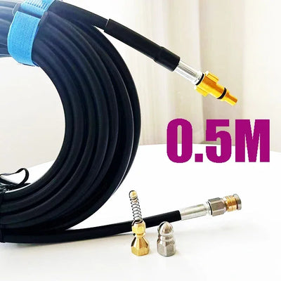 Pressure Washer Sewer Drain Water Cleaning Hose Car Washer Pipe Line Cleaning Kit Sewage Jet Hose For Lavor /  Sterwins / Vax
